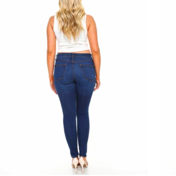 1 DENIM Women's Curvy Skinny Fit Lafayette Size 34 - Picture 2 of 13